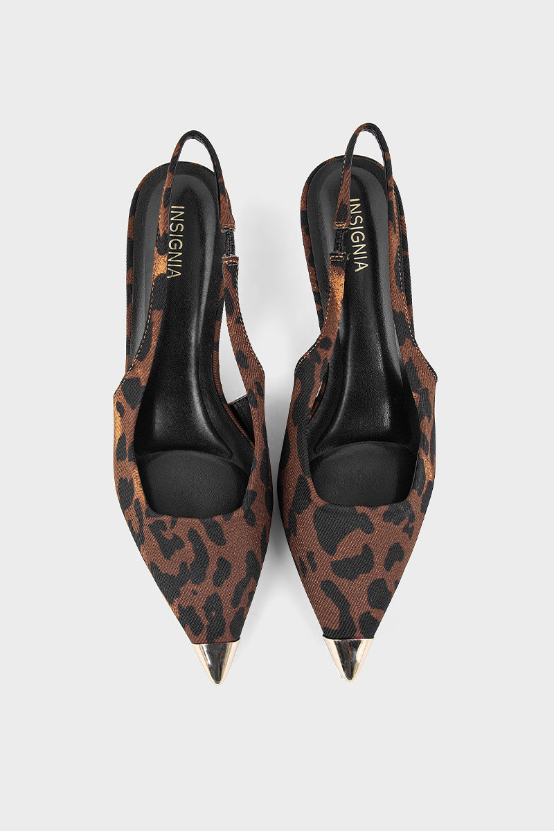 Formal Sling Back IF4089-Cheetah