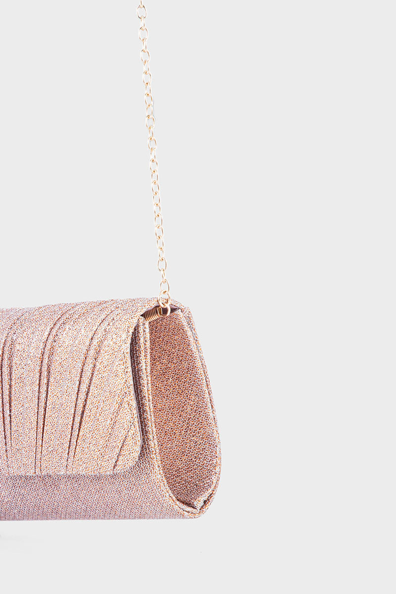 Party Wear Clutch BK4034-Rose Gold