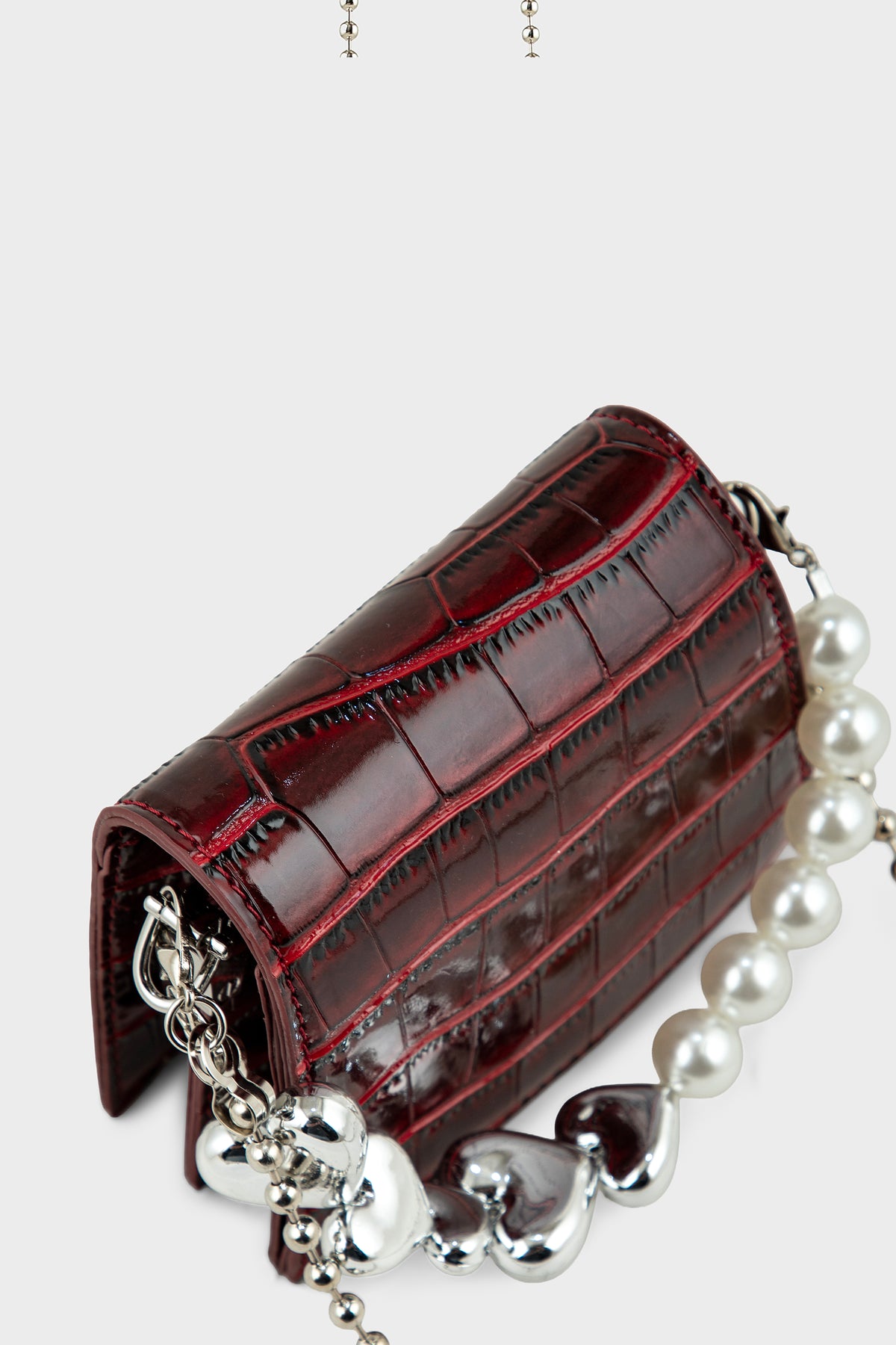 Top Handle Hand Bags BK4202-Maroon
