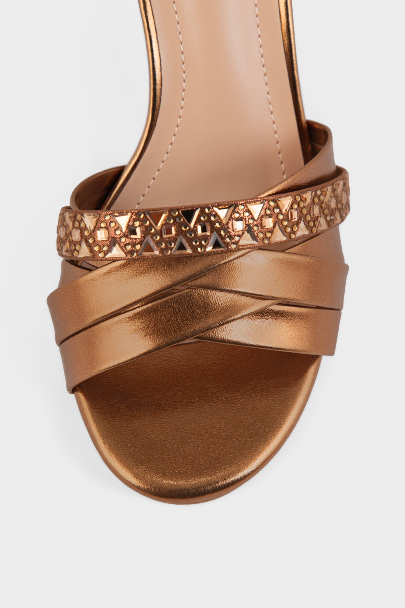 Party Wear Slip On IP0121-Copper