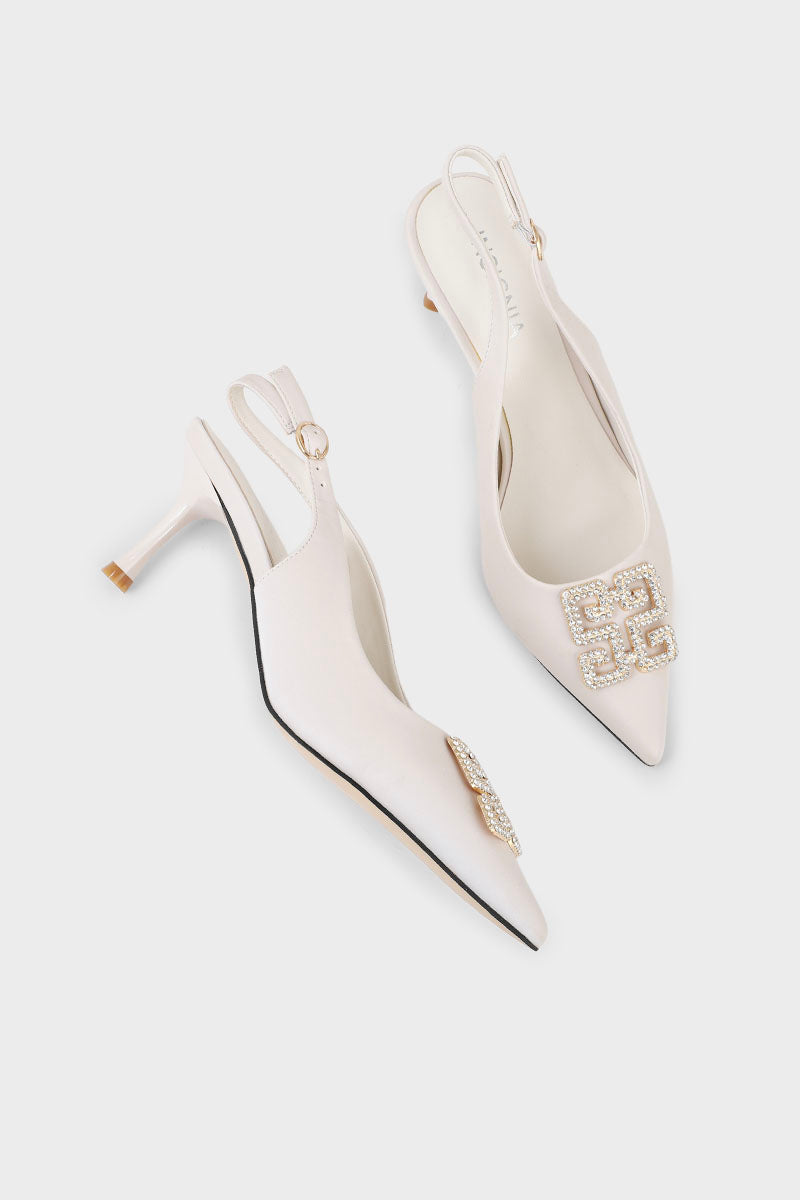 Formal Sling Back I47277-Off White