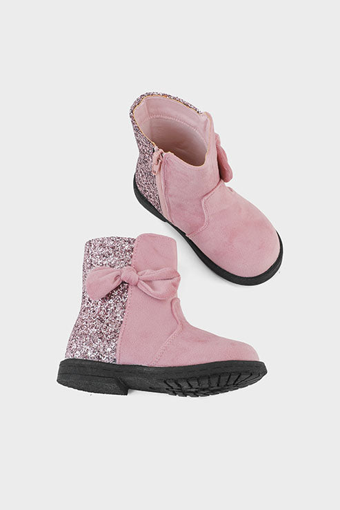 Girls Formal Boots Q10018-Pink