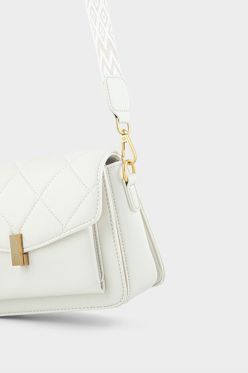 Flap Shoulder Bags BS2127-Ivory