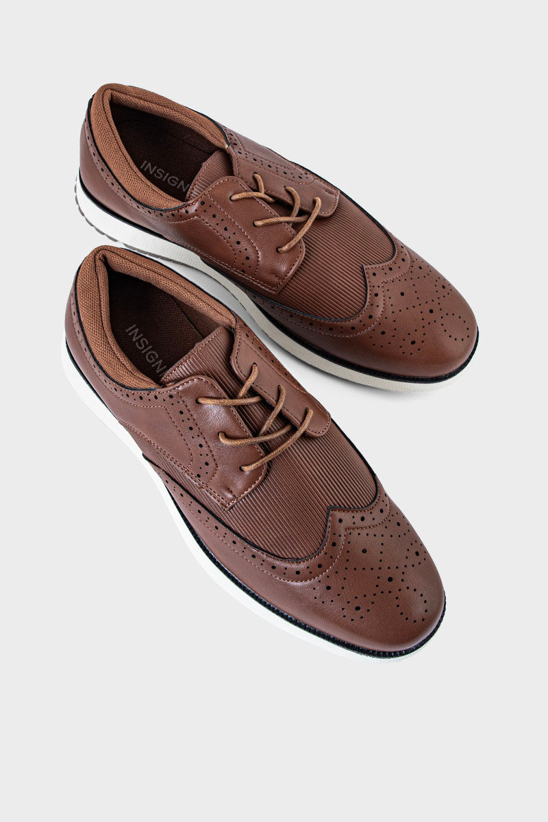 Men Formal Derby MF7502-Brown