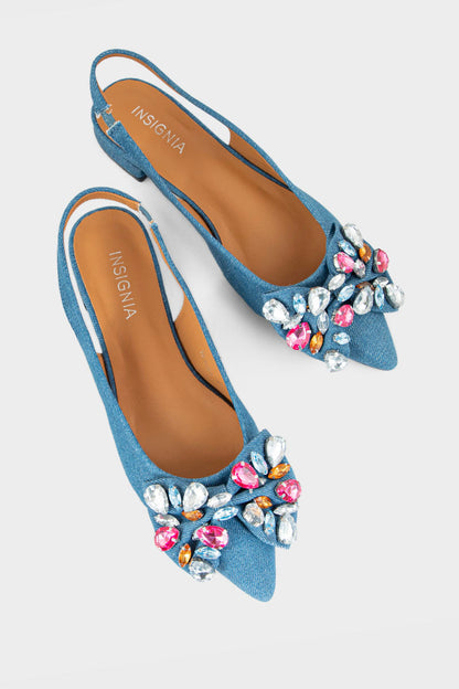 Casual Sling Back IC4004-Blue