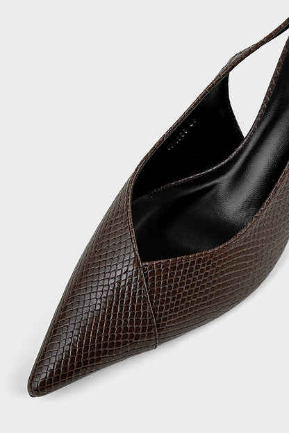 Formal Sling Back IF4080-Dark Brown