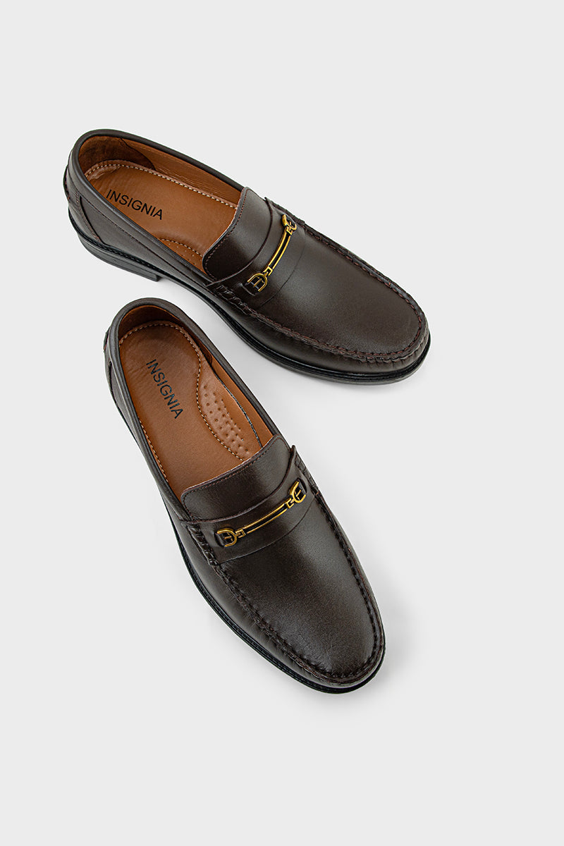Men Formal Loafers MF7039-Coffee