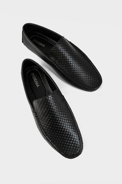 Men Casual Driving Mocs MC4033-Black