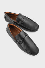 Men Casual Driving Mocs MC4022-Black