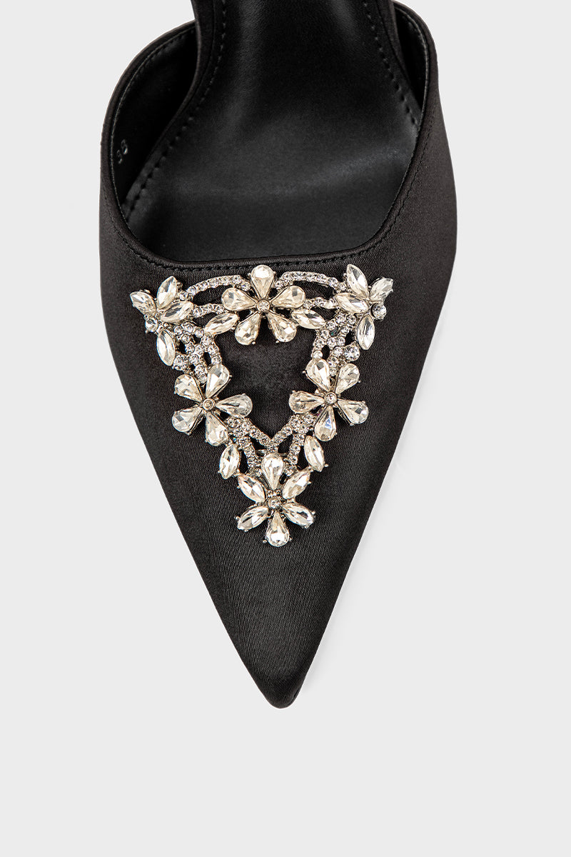 Party Wear Mule IP8515-Black