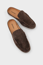 Men Casual Back Open Moccs MC6503-Brown