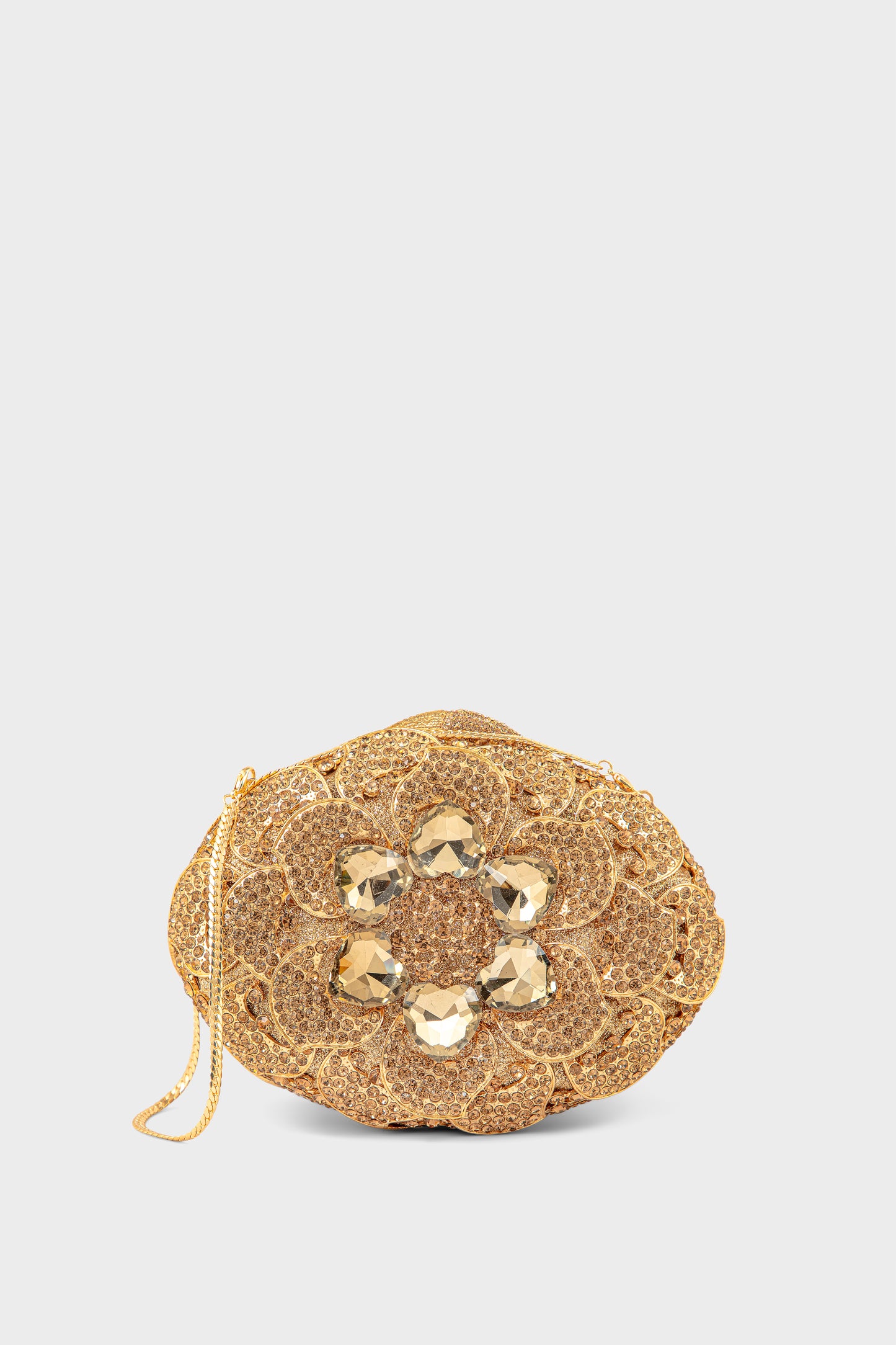 Party Wear Clutch BK4138-Golden