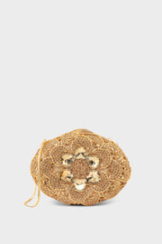 Party Wear Clutch BK4138-Golden
