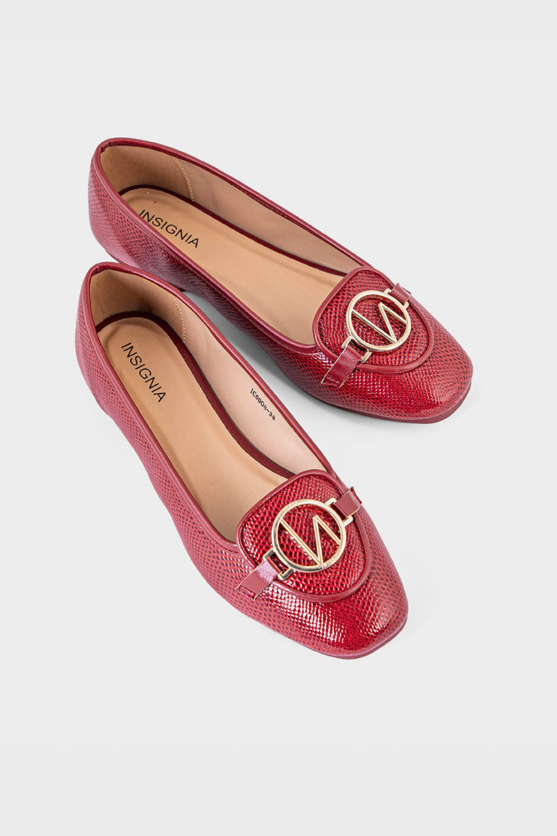 Casual Pumps IC6008-Maroon