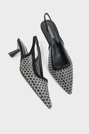 Party Wear Sling Back IP4014-Black