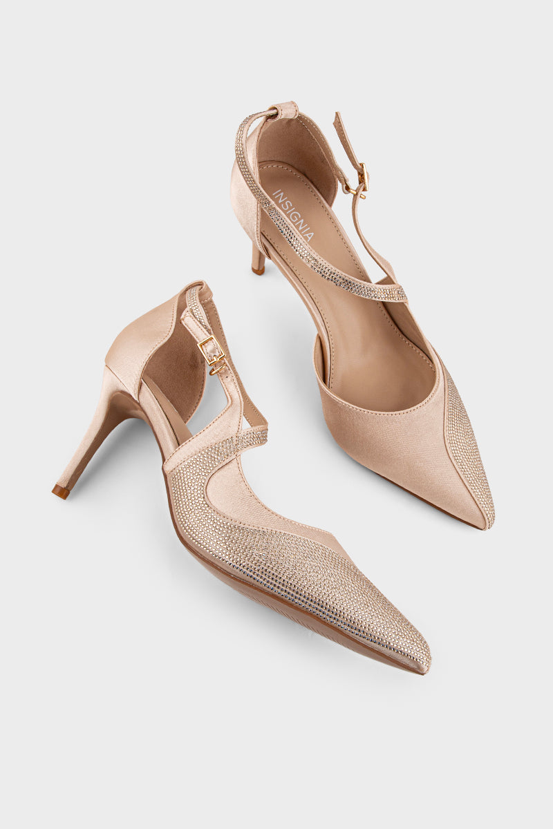 Party Wear Court Shoes IP5020-Gold