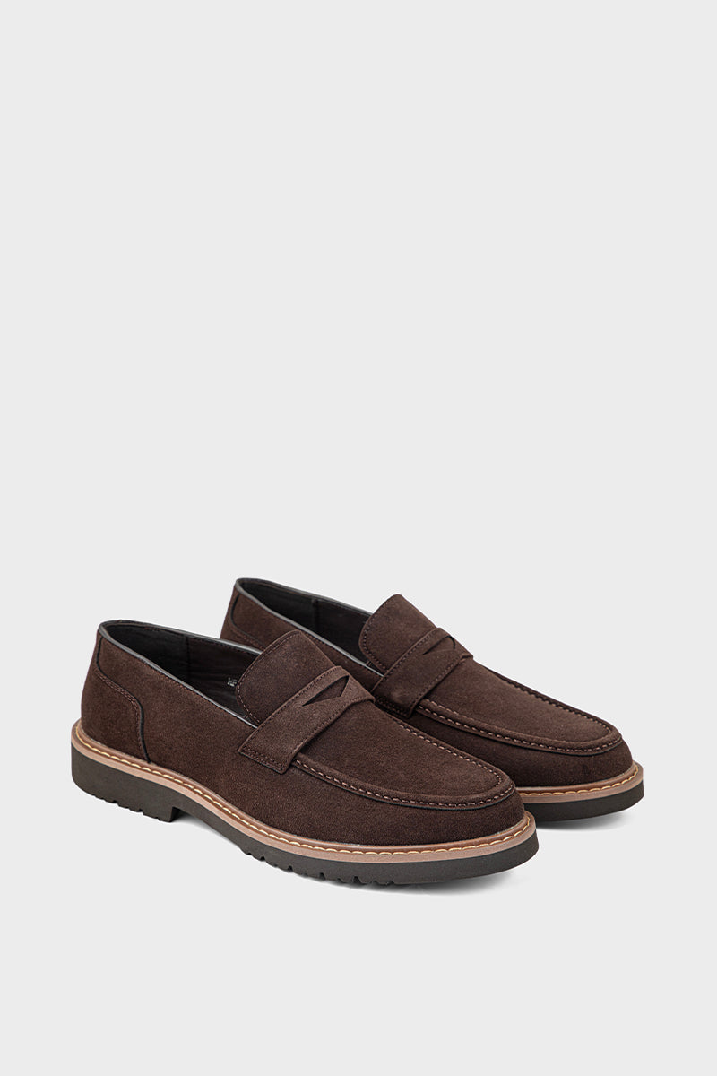 Men Formal Loafers MF7067-Coffee