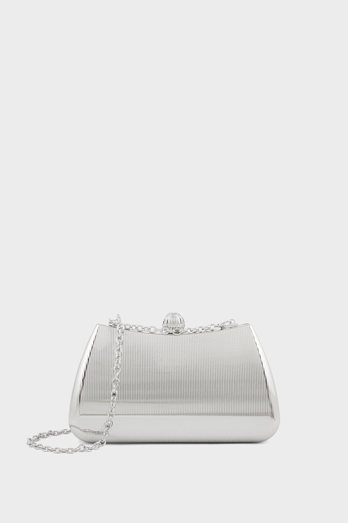 Party Wear Clutch BK4175-Silver