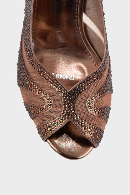 Party Wear Sling Back IP4049-Copper