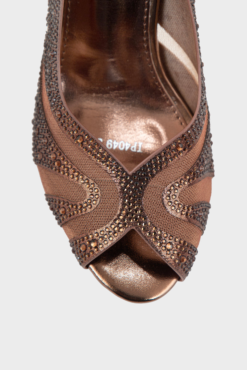 Party Wear Sling Back IP4049-Copper