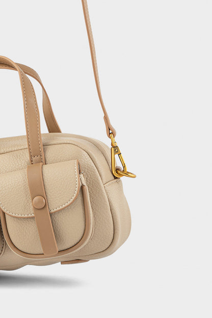 Saddle Shoulder Bags BH0082-Beige