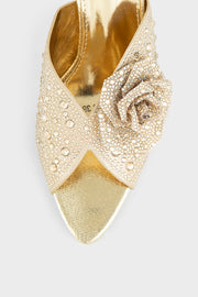 Party Wear Slip On IP0133-Gold