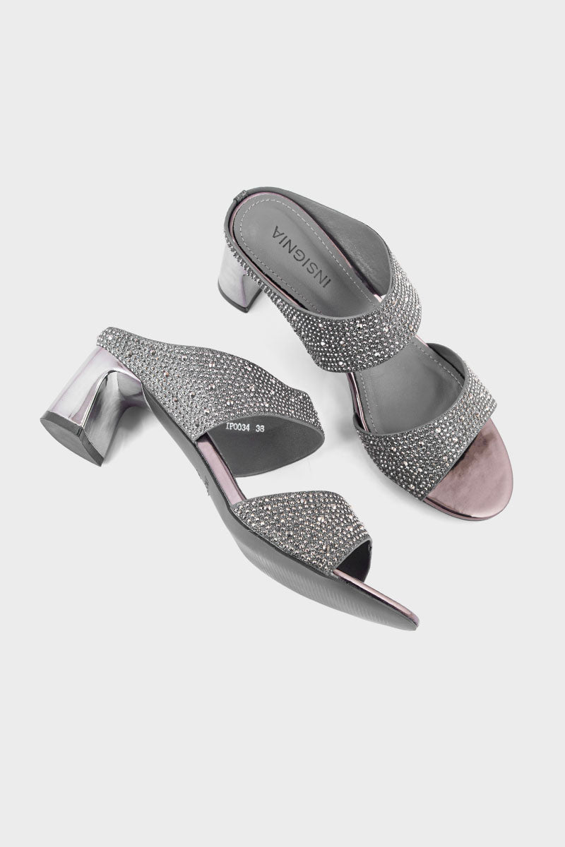 Party Wear Slip On IP0034-Gun Metallic