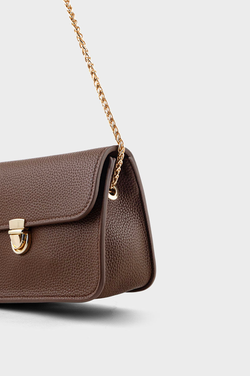 Cross Shoulder Bags BS2176-Brown