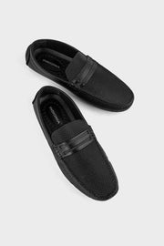 Men Casual Moccasin MC4017-Black