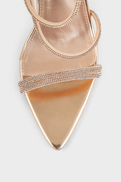 Party Wear Sandal IP2083-Champagne