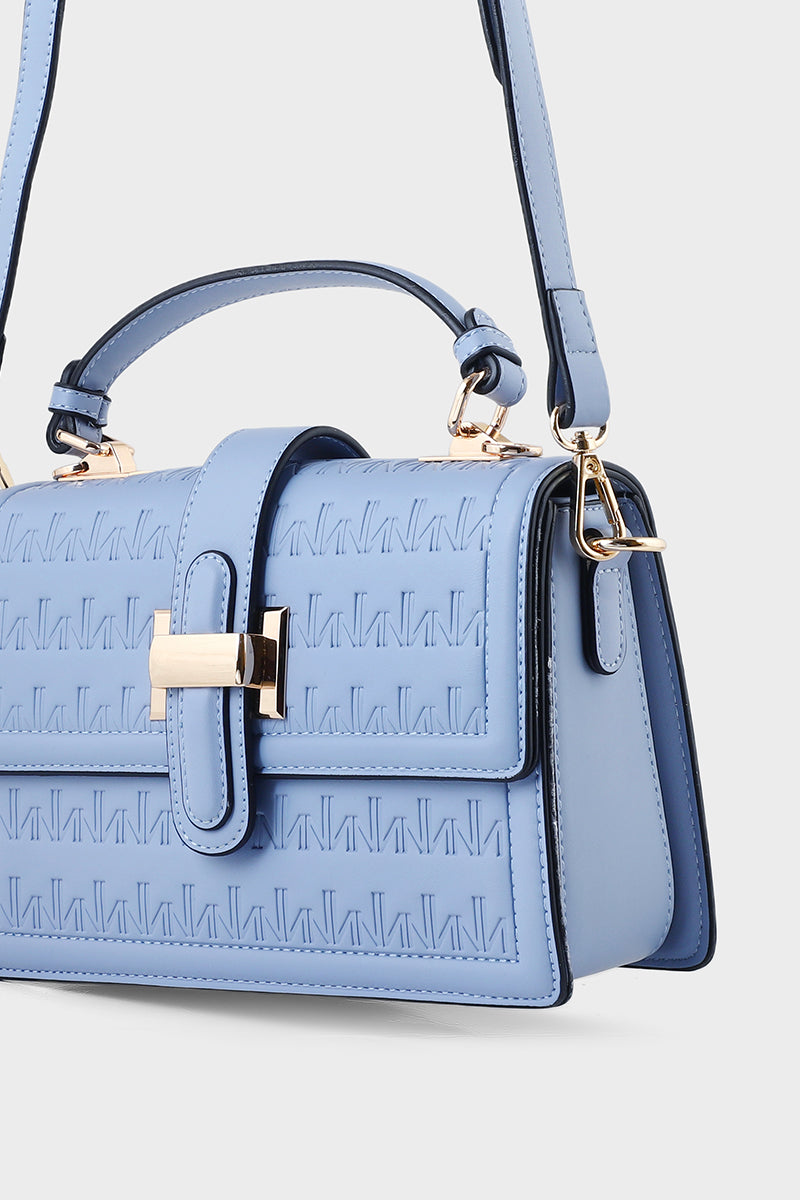 Trapeze Hand Bags B15117-Blue