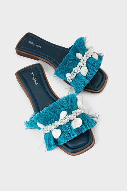 Casual Slip On IC0057-Teal Blue