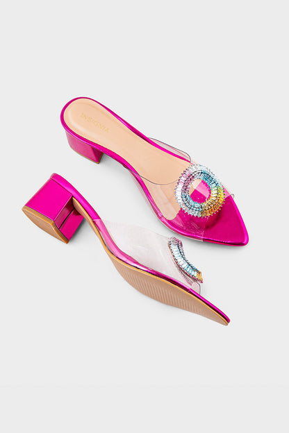 Party Wear Slip On IP0055-Pink