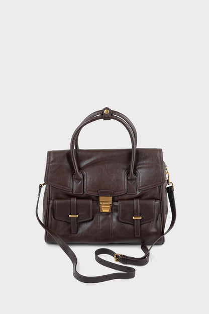 Satchel Shoulder Bags BH0226-Brown