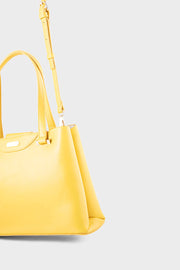 Formal Tote Hand Bags BS2058-Mustard