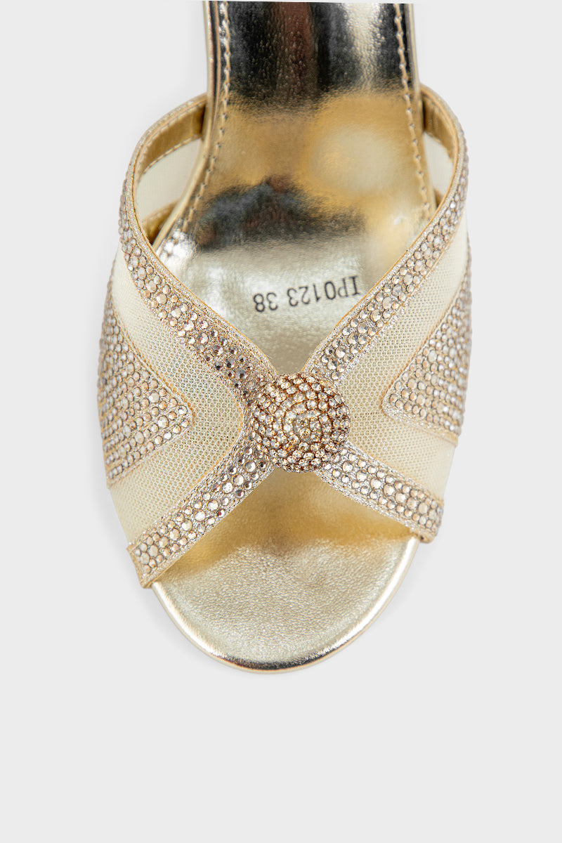 Party Wear Slip On IP0123-Gold