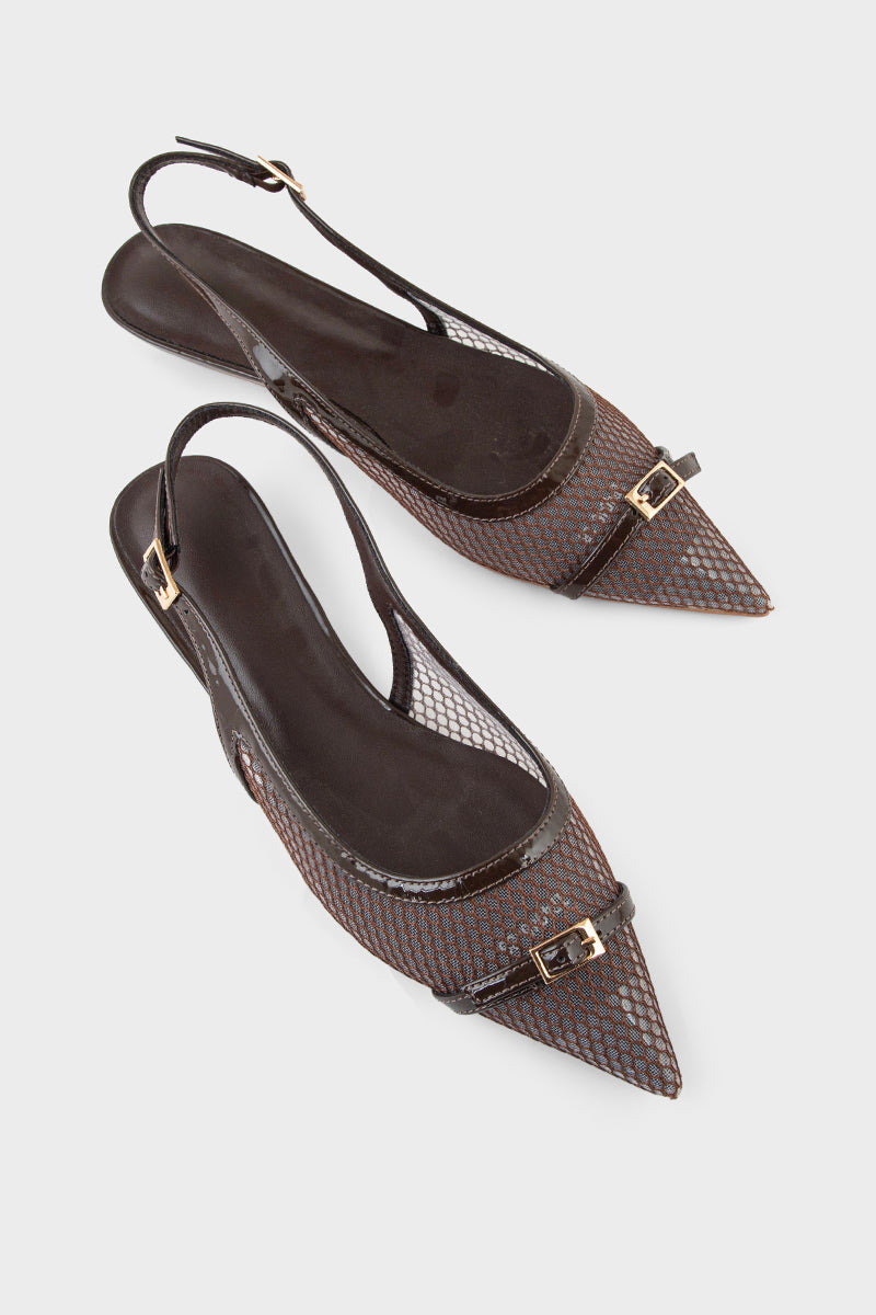 Formal Sling Back IF4046-Coffee