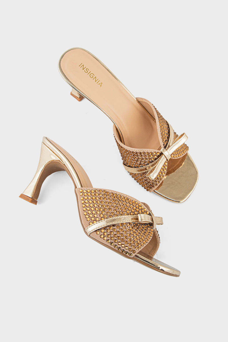 Party Wear-Slip On-IP0094-Gold