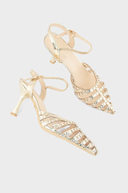 Party Wear Sandal IP2026-Golden