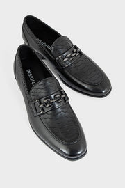 Men Formal Loafers MF7015-Black