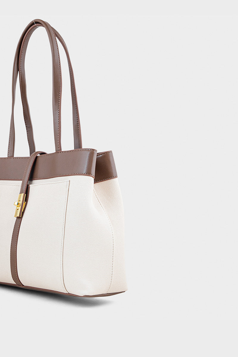 Tote Hand Bags BS2128-Brown