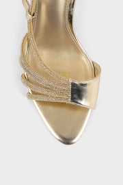 Party Wear Sandal IP2073-Gold