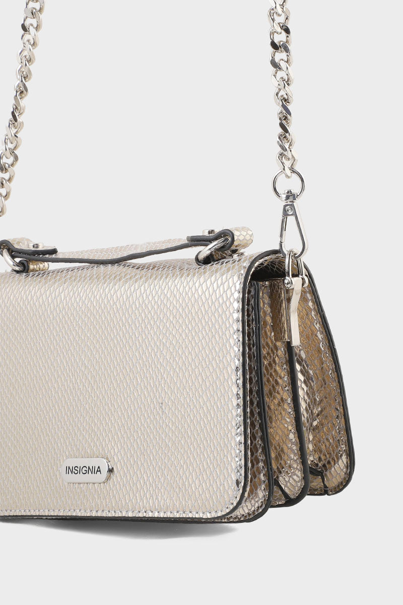 Top Handle Hand Bags BH0015-Silver