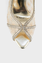 Party Wear Sling Back IP4050-Gold