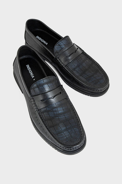 Men Casual Moccasin MC4013-Black