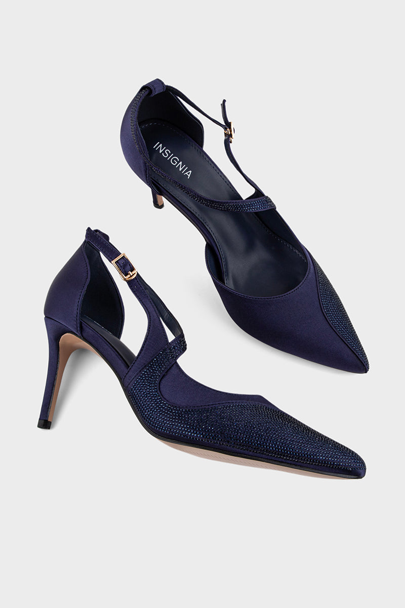 Party Wear Court Shoes IP5020-Navy