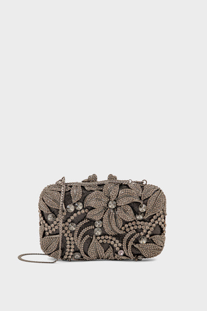 Party Wear Clutch BK4137-Pewter