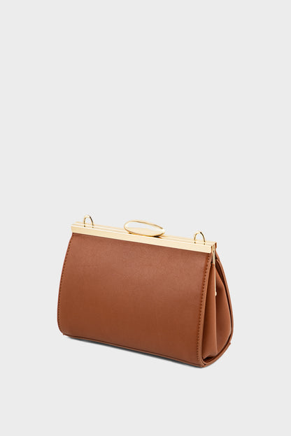 Top Handle Hand Bags BK4201-Tan