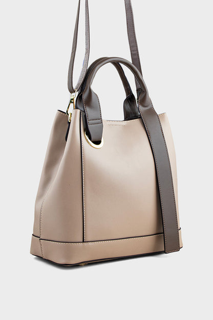 Bucket Hand Bags BH0113-Beige