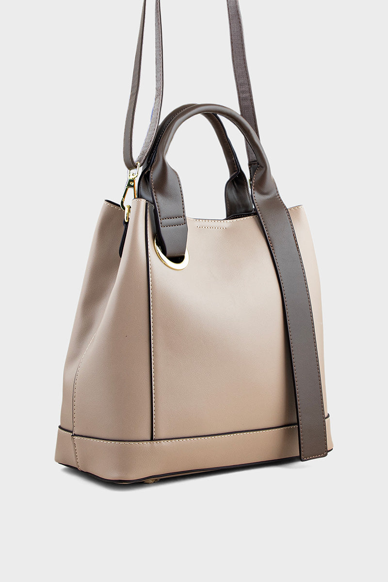 Bucket Hand Bags BH0113-Beige